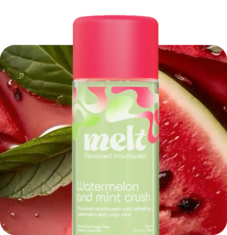 Watermelon and mint crush